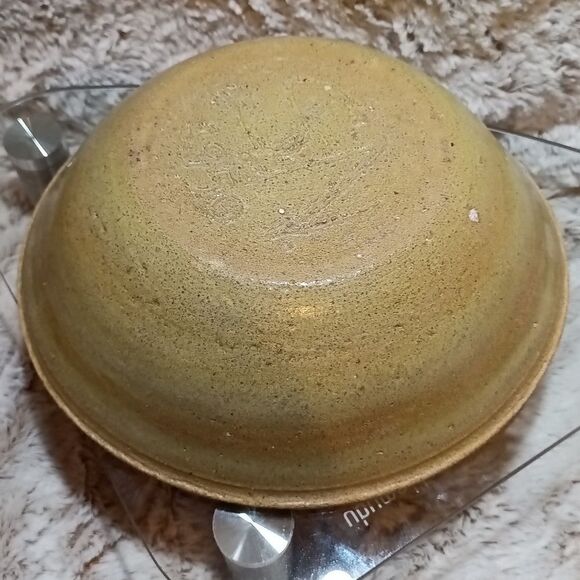 1950 Handmade vintage pottery bowl. Signed - Picture 8 of 8